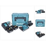Makita dbo 382 rfj ponceuse vibrante sans fil 18 v 93 x 185 mm brushless + 2x batterie 3, 0 ah + chargeur ...