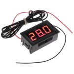 Dc 5 - 12 v 50 110 celsius thermometre numerique de refrigerateur detecteur temperature avec sonde rouge ...