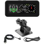 Dc10v - 30v gps inclinometre digital camping car pour les v�hicules tout - terrain, inclinom�tre de voiture ...