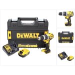 Dcd 796 p1 18 v perceuse visseuse  percussion sans fil brushless 70 nm avec botier tstak + 1x batterie ...