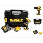Dcd708p1t perceuse - visseuse sans fil 18v li - ion brushless + 1x batterie 5, 0ah + chargeur + coffret ...