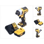 Dewalt - dcf 887 p1 cl� � choc sans fil 18 v 205 nm 1 / 4'' brushless + 1x batterie 5, 0 ah + chargeur ...