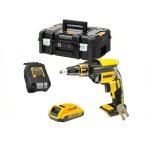 Dcf620d1t - qw visseuse placo  batteries 18v xr li - ion set ( 1x batterie 2, 0ah + chargeur) dans tstak ...