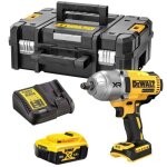 Dewalt - dcf900p1t - qw boulonneuse � chocs 18v xr 1 / 2? 1396nm 1 x 5ah + chargeur en coffret tstak
