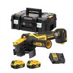 Dewalt - dcg409vsp2 - qw meuleuse d'angle accu flexvolt advantage 125 mm vitesse variable 18v avec 2 ...