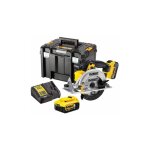 Dewalt - dcs 391 m2 scie circulaire sans fil 18 v 165 mm + 2x batterie 4, 0 ah + chargeur + lame + tstak ...