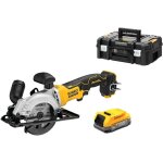 Dcs571e1t xr brushless scie circulaire 115mm 18v 750w ? 1 x 1. 7 ah powerstack batterie, chargeur en ...