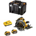 Dcs579x2 - qw scie circulaire �190mm 54v brushless - 2x9. 0ah batteries flexvolt + chargeur en t - stak ...