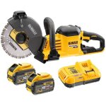 Dewalt dcs690x2 meuleuse trononneuse sans fil 54v / 9ah flexvolt -  230 mm 2 batteries & chargeur