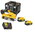 Dewalt - ponceuse � bande xr 18v bruhless avec 2 batteries 18v 5. 0ah - chargeur - dcw220p2 - qw