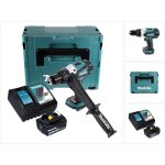 Ddf 458 rg1j perceuse - visseuse 18 v, 91nm + 1x batterie 6, 0 ah + chargeur + coffret makpac - makita ...