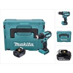Ddf 485 f1j perceuse - visseuse sans fil 18 v 50 nm brushless + 1x batterie 3, 0 ah + coffret makpac ...