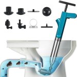 D�boucheur de canalisations � air comprim� avec indicateur de pression d'air, pompe de nettoyage haute ...