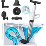D�boucheur de toilette � air comprim�, d�boucheurs ventouses avec barom�tre, d�bouchage pour toilette, ...