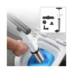 Dboucheur de toilette haute pression avec 4 ttes remplaables dboucheur  pompe wc dboucheur de canalisati ...