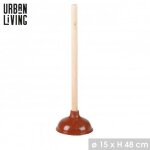 Deboucheur wc ventouse d15cm h48cm