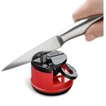 Debuns - aff�teur de couteaux en pierre, aiguisoir de couteaux de cuisine ciseaux de s�curit�, broyeur ...