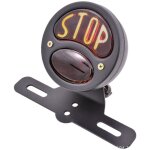 Debuns - feu arrière vintage dc12v, feu stop avec support de plaque d'immatriculation, universel pour ... Debuns - feu arrière vintage dc12v, feu stop avec support de plaque d'immatriculation, universel pour ...