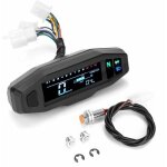 Debuns - mini compteur universel de moto num�rique lcd compteur de vitesse compteur kilom�trique num�rique ...