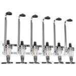 Debuns - porte - bouteille distributeur de boisson alcool vin mural bar pro acier pour 6 bouteilles, ...