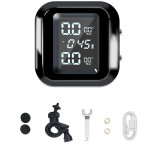 Debuns - syst�me de surveillance de la pression des pneus sans fil pour moto tpms de charge usb pour ...