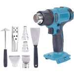 D�capeur thermique 18v sans fil ? temp�rature jusqu'� 550 �c ? 2 niveaux de volume d'air ? 7 buses interchange ...