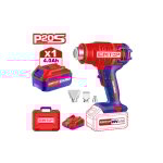 Emtop - décapeur thermique professionnel sans fil 20v avec 1 batterie 4. 0ah et 1 chargeur 2a pistolet ... Emtop - décapeur thermique professionnel sans fil 20v avec 1 batterie 4. 0ah et 1 chargeur 2a pistolet ...
