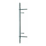 Decayeux ? fiche fer poli � tourillons ? entraxe goujons 96mm ? entraxe lacets 160mm ? longueur 292mm ...