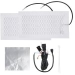 Coussin chauffant de sige de voiture 12v  2 vitesses pour sige unique coussin chauffant en fibre de ...