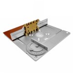 Decdeal - plaque d'insertion de table de routeur en alliage d'aluminium, planche  rabat pour fraisage ...