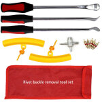 Decdeal - jeu de leviers de pneus, cuillre de pneu de vlo moto, outil de changement de pneu, outils ...
