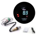 Decdeal - kit de jauge num�rique de rapport air / carburant 2 en 1, 52mm, bande �troite, volm�tre de ...