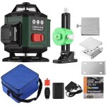 Decdeal - niveau laser, 4 x 360 � 16 lignes, niveau laser 3 �, outil de nivellement automatique, ligne ...