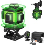 Decdeal - niveau laser 4d 16 lignes 3 , machine  nivellement automatique, batterie au lithium rechargeable ...