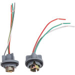 Decdeal support de douille de feu stop arri�re, 2 pi�ces, �tanche, connecteur de prise de clignotant, ...