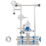 Decdeal - support de r�glage de roue de v�lo, outil de r�paration d'alignement de roue de v�lo avec jauge ...