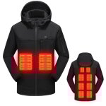 Decdeal - vestes chauffantes usb d'extrieur, manteau chauffant d'hiver, vtements thermiques lectriques ...
