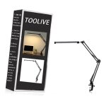 Lampe de bureau led, 14w lampe de table architecte pliable avec pince, 10 niveaux de luminosit x 3 modes ...