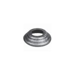 Deco fer forge - cache scellement circulaire 3 marches pour barreau �16mm - largeur 40mm hauteur 20mm ...