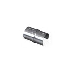 Qualite francaise] - connecteur droit tube 42. 4 pour garde - corps verre - pais. 1. 5 - inox 316
