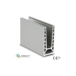 Deco fer forge - qualite francaise] - profil aluminium anodis montage sur dalle - pour verre 12, 76 ...