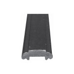Main courante creuse moulure - longueur 3m largeur 55mm paisseur 17mm - fer forg -  souder deco fer ...