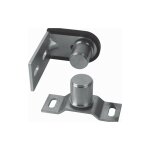 Deco fer forge - pack pivot charge lourde - haut et bas - pour tube de 40mm - acier zingu� et composite ...