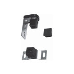 Deco fer forge - pack pivot � visser - haut et bas - pour tube de 40mm - nylon et acier