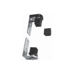 Deco fer forge - pack pivot � visser - haut et bas - pour tube de 40mm - nylon et acier