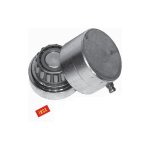 Deco fer forge - pivot bas � bille articul� sp�cial charge lourde - �45mm hauteur 37mm - inox - � souder ...