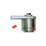Deco fer forge - pivot haut r�glable, � bille - �45 platine longueur 75mm �paisseur 8mm - inox - � souder ...
