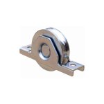 Deco fer forge - roue � encastrer pour portail coulissant - gorge ronde de 20mm - �160mm - jusqu'� 550kg ...