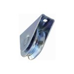 Deco fer forge - roue pour portail coulissant - pose ext�rieur - gorge triangulaire - �80mm - jusqu'� ...