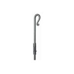 Deco fer forge - verrou pistolet forg� pour portail - hauteur 500mm longueur 55mm diam�tre �16mm - acier ...